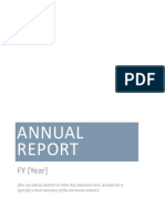 Template Annual Report