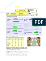 Adjectives: (Comparatives and Superlatives)