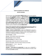 Contrato de Mandato Sin Exclusividad Yolis PDF