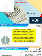 Materi Presentasi Analisa Harga Satuan Untuk Ska Muda-1