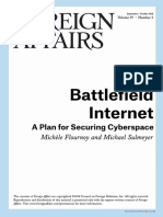 Battl Efiel D I Nternet: A PL An For Securi NG Cyberspace