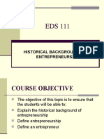 Eds 111 A Historical Background
