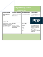 Evis Marketing Canvas