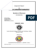 Paper Chromatography: Assignment Report ON