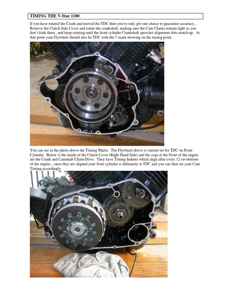 v star 1100 timing adjustment