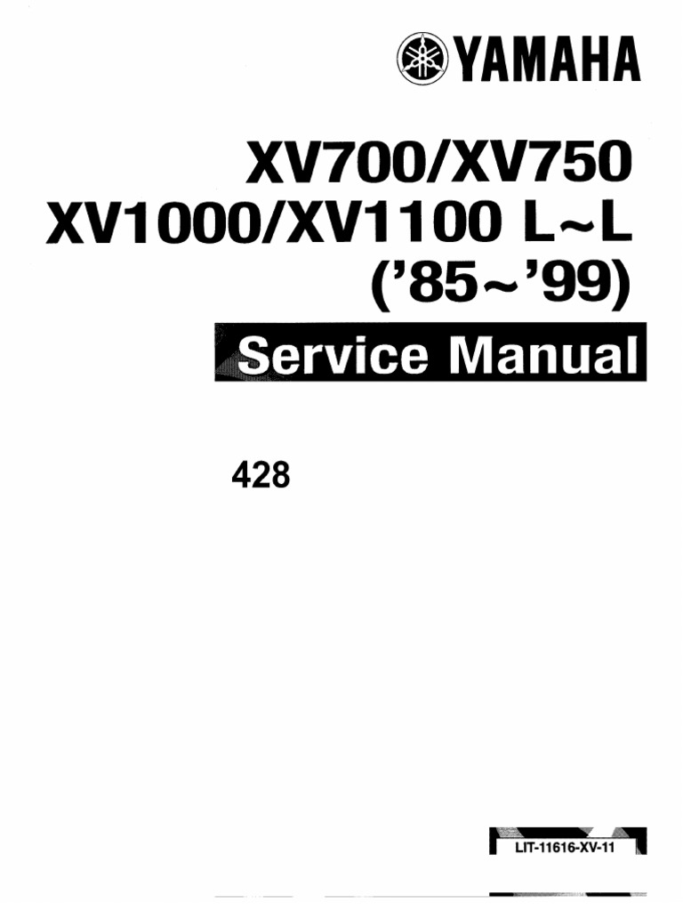 Yamaha Factory Manual Xv7001100 PDF