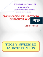 Clasificacion de La Investigación