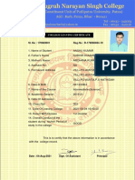 Sl. No: 170060001 Reg - No: R-170060694-19: College Leaving Certificate