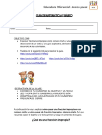 6º Matematica de Fraccion Impropia y Numero Mixto