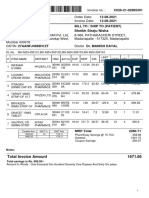 Tax Invoice: Jadhav Chemist Sheikh Siraju Nisha