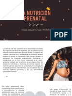 Lectura 2 La Nutrición Prenatal