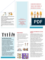 Folleto Lesiones en El Trabajo