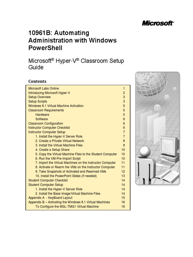 10961B: Automating Administration With Windows Powershell: Microsoft ...