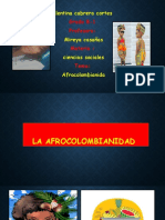 Diapositiva de Afrocolombianidad de Valentina Cabrera Cortes Del Grado 8-1