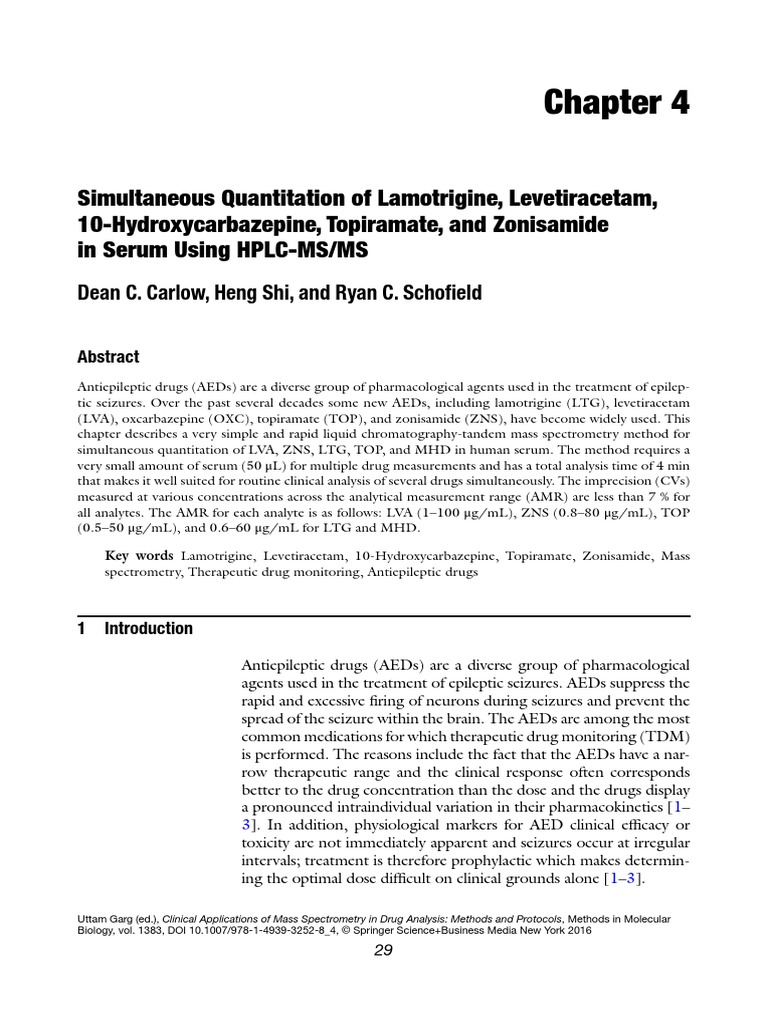 Lam Lev Carb Top PDF High Performance Liquid Chromatography