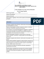 3ro INDICADORES TRABAJADO DEL PRIMER CICLO DEL NIVEL PRIMARIO