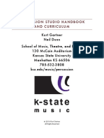Gartner, Kurt & Neil Dunn - 2016 Percussion Studio Handbook