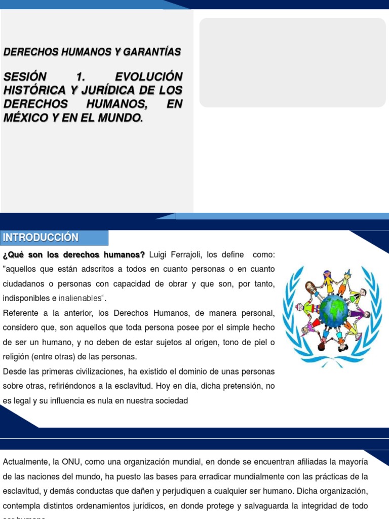 Evolución de los Derechos Humanos en México | PDF | Derechos humanos ...