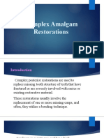 Complex Amalgam Restorations