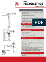 Fluxómetro indirecto 1.9L para urinario