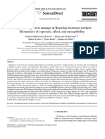 Evaluation of Genetic Damage in Brazilian Footwear-workers- Biomarkers of Exposure, Effect, And Susceptibility