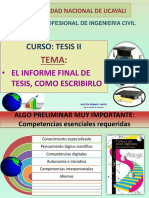 Clase Informe Final Tesis Ii