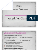 Amplifier Classes
