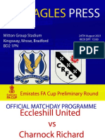 Eccleshill United VS Charnock Richards