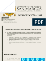 Introducción Al Iot: Integrantes: - Castillo Berrospi Renzo - Livia Fernandez Pool - Gonzales Quinquilla Cesar