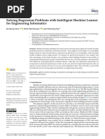 Mathematics: Solving Regression Problems With Intelligent Machine Learner For Engineering Informatics