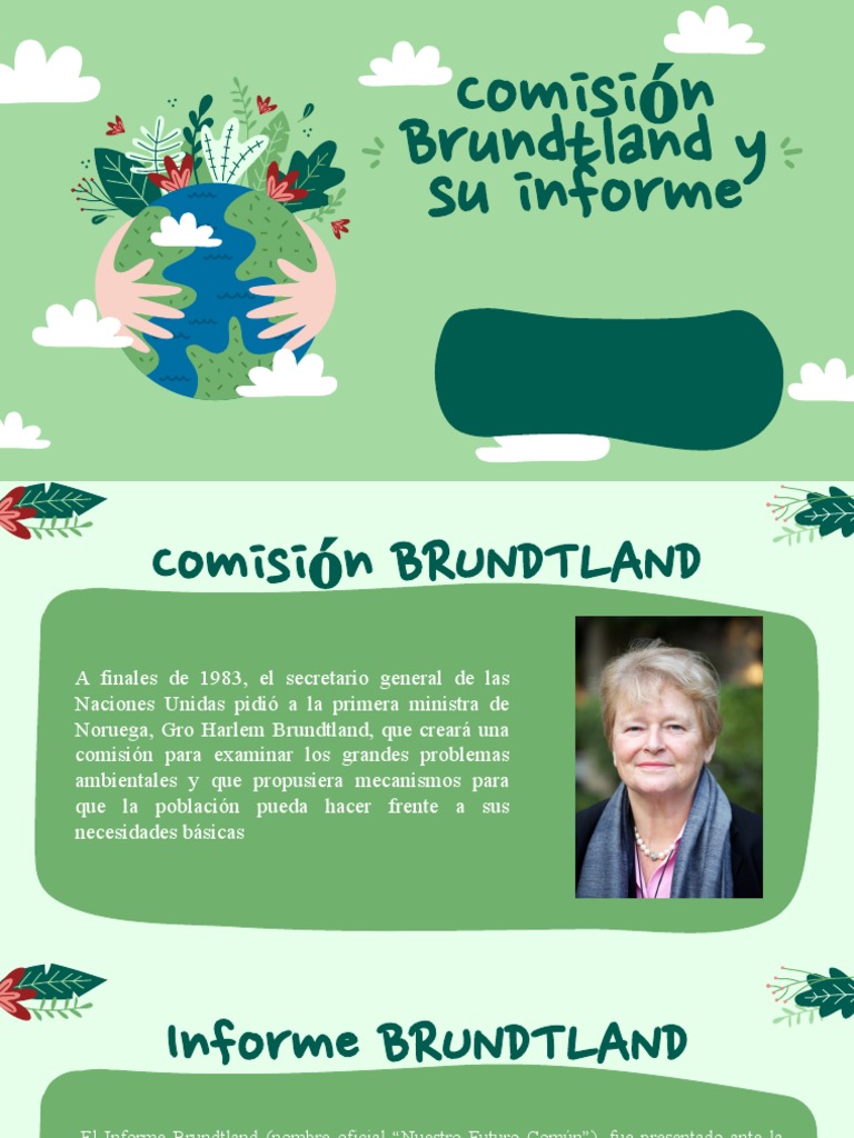 Informe Brundtland y Desarrollo Sostenible | PDF | Sustentabilidad ...