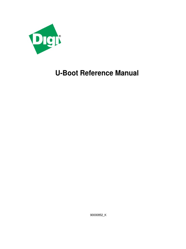 U-Boot Reference Manual | PDF | Booting | Flash Memory