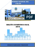 Boletin Estadistico Anual 2019