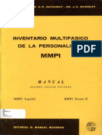 MMPI Manual