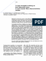 Effect of Explosive Type Strength T R A I N I N G On Isometric Force-And Relaxation-Time, Electromyographic and Muscle Fibre Characteristics of Leg Extensor Muscles