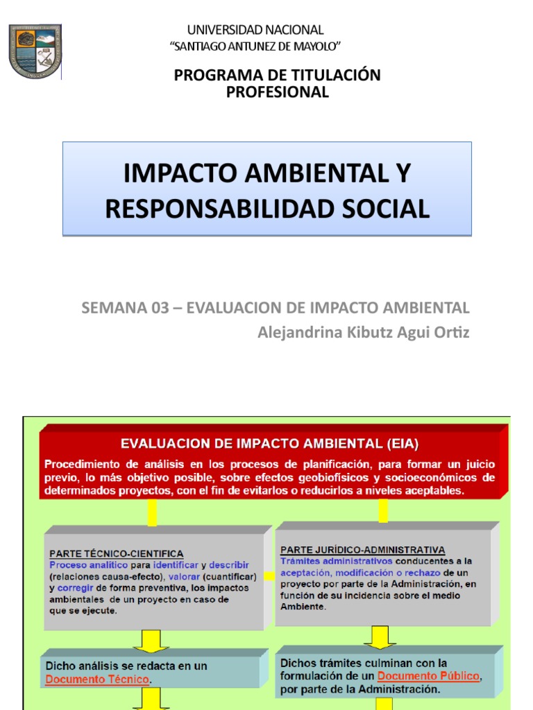Evaluación de Impacto Ambiental (EIA) | PDF | Evaluación de impacto ...