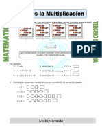 Ficha Que Es La Multiplicacion para Tercero de Primaria