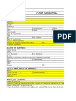 Modelo Ficha Cadastral Audiovisual