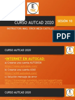 CURSO AUTCAD 2020 - sesión 10