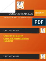 CURSO AUTCAD 2020 - sesión 11