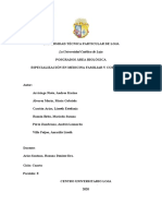 Especialización en Medicina Familiar y Comunitaria: Diagnósticos diferenciales en caso de síntomas maníacos