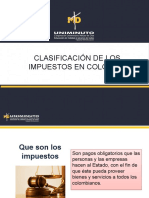 Clasificación impuestos Colombia