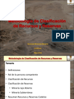 Clasificación Recursos y Reservas