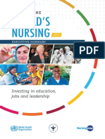 WHO Investment in Nurses