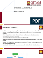 Design and Analysis of Algorithms: Module I - Chapter - II