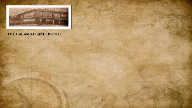 The Calamba Land Dispute | PDF