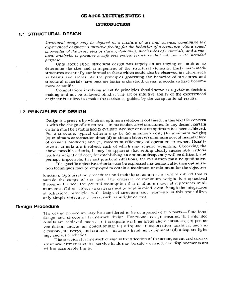 Structural Design | PDF