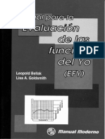 Manual de La Evaluacion de Las Funciones Del Yo