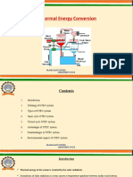 Ocean Thermal Energy Conversion: Prabha Kant Dwivedi Department of Ece