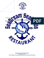 Certification: Seadream Seafoods Restaurant
